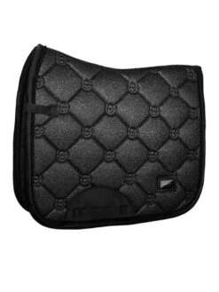 Equestrian Stockholm Dressage Saddle Pad All Black Glimmer 5 Equestrian Stockholm Dressage Saddle Pad All Black Glimmer -Equestrian Club all black glimmer dressage saddle pad cob