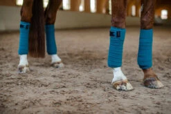 Equestrian Stockholm Bandages Aurora Blues -Equestrian Club aurora blues fleece bandages benlindor bandagen bandages on2