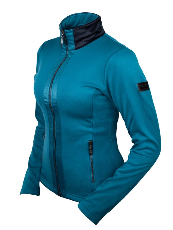 Equestrian Stockholm Fleece Jacket Aurora Blues 1 Equestrian Stockholm Fleece Jacket Aurora Blues