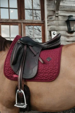 Kentucky Horsewear Classic Dressage Saddle Pad Bordeaux