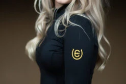 Equestrian Stockholm Vision Base Layer Black Gold -Equestrian Club black gold riding top ridtopp oben reiten top rijden on2
