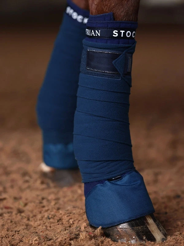 Equestrian Stockholm Bandage Pads Blue Meadow 2 Equestrian Stockholm Bandage Pads Blue Meadow - Image 2