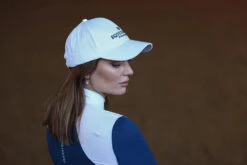 Equestrian Stockholm Cap White Blue Meadow -Equestrian Club blue meadow cap keps kappe on2 1