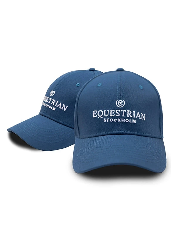 Equestrian Stockholm Cap Blue Meadow 2 Equestrian Stockholm Cap Blue Meadow - Image 2