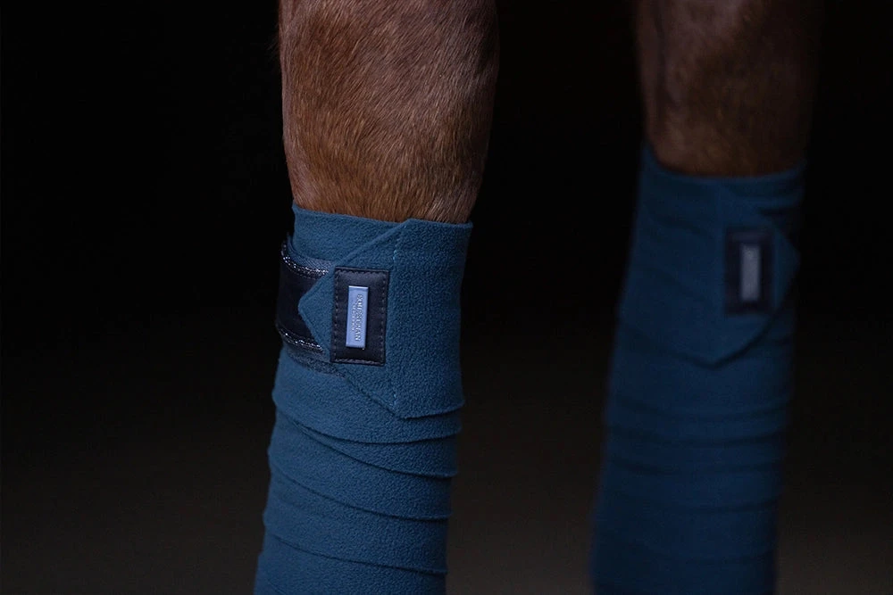 Equestrian Stockholm Bandages Blue Meadow 3 Equestrian Stockholm Bandages Blue Meadow - Image 3
