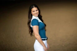 Equestrian Stockholm Crystal Champion Top Blue Meadow -Equestrian Club blue meadow riding top ridtopp oben reiten top rijden on3