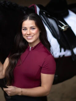 Equestrian Stockholm Ultra Thin Lightness Base Layer Bordeaux 9 Equestrian Stockholm Ultra Thin Lightness Base Layer Bordeaux -Equestrian Club bordeaux riding top ridtopp oben reiten top rijden on3