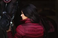 Equestrian Stockholm Light Weight Jacket Bordeaux -Equestrian Club bordeaux light weight jacket retouch 4