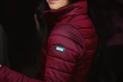 Equestrian Stockholm Light Weight Jacket Bordeaux -Equestrian Club bordeaux light weight jacket retouch 5