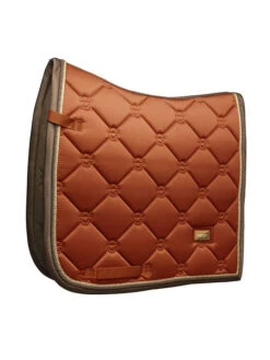 Equestrian Stockholm Dressage Saddle Pad Bronze Gold