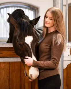 Fager Charlie Cashmere & Merino Wool Sweater Mocha