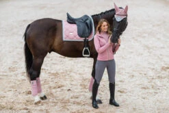Equestrian Stockholm Fleece Jacket Pink -Equestrian Club fleece jacket pink equestrian stockholm