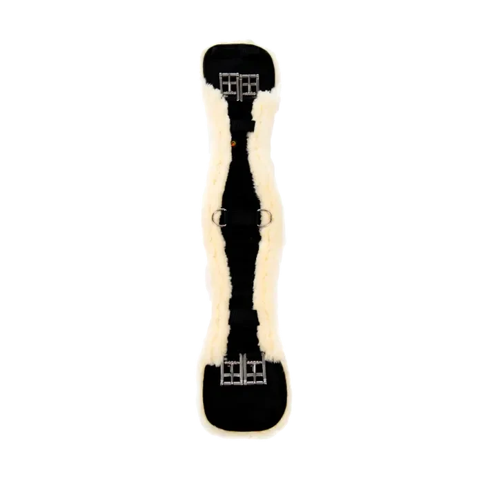 Kentucky Horsewear Sheepskin Short Girth Black/Natural 3 Kentucky Horsewear Sheepskin Short Girth Black/Natural - Image 3
