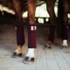 Equestrian Stockholm Bandages Merlot Crystal Gold