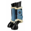 LeMieux Fleece Brushing Boots Ice Blue/Natural