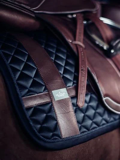 Equestrian Stockholm Jump Saddle Pad Navy No Boundaries 2 Equestrian Stockholm Jump Saddle Pad Navy No Boundaries - Image 2