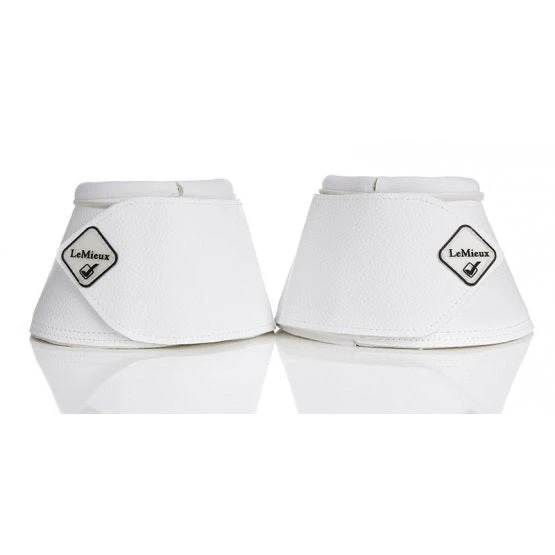 LeMieux Leather Over Reach Boots White 1 LeMieux Leather Over Reach Boots White