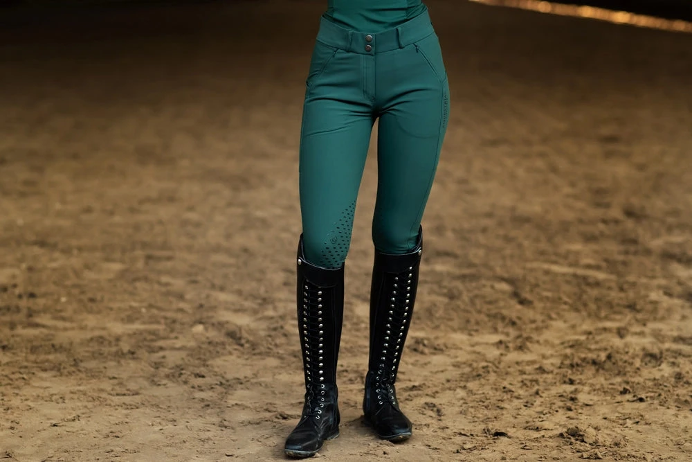 Equestrian Stockholm Elite Jump Breeches Sycamore Green 3 Equestrian Stockholm Elite Jump Breeches Sycamore Green - Image 3