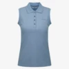 LeMieux Sleeveless Polo Shirt Denim