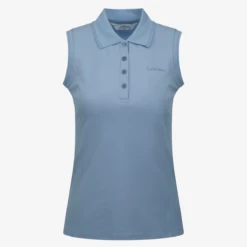LeMieux Sleeveless Polo Shirt Denim