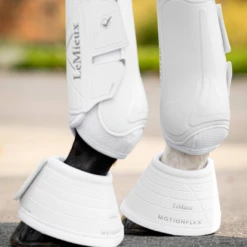 LeMieux Motionflex Over Reach Boots White -Equestrian Club lm gloves ultramesh black hr 1 copy 21