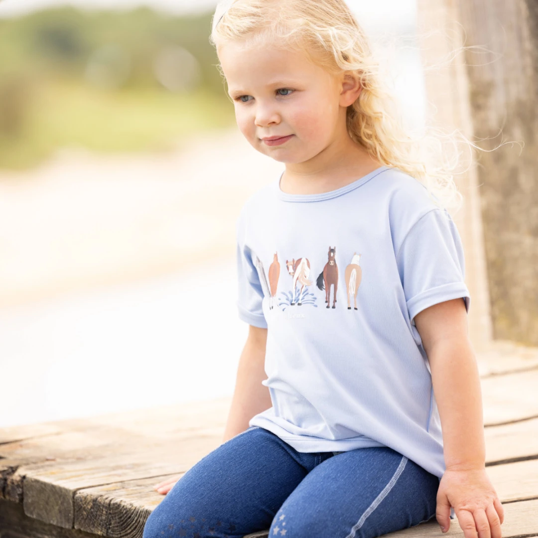 LeMieux Mini Puddle Pals T-Shirt Mist 2 LeMieux Mini Puddle Pals T-Shirt Mist - Image 2