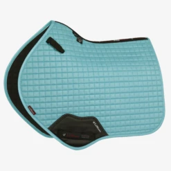LeMieux Suede Jump Saddle Pad Azure