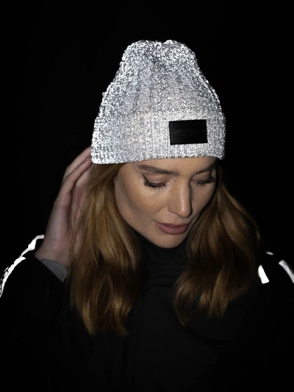 Equestrian Stockholm Reflective Beanie Luminous Black 5 Equestrian Stockholm Reflective Beanie Luminous Black - Image 5