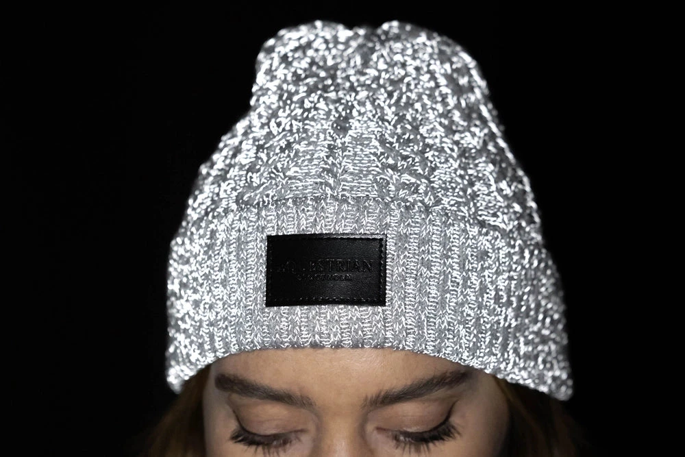Equestrian Stockholm Reflective Beanie Luminous Black 3 Equestrian Stockholm Reflective Beanie Luminous Black - Image 3