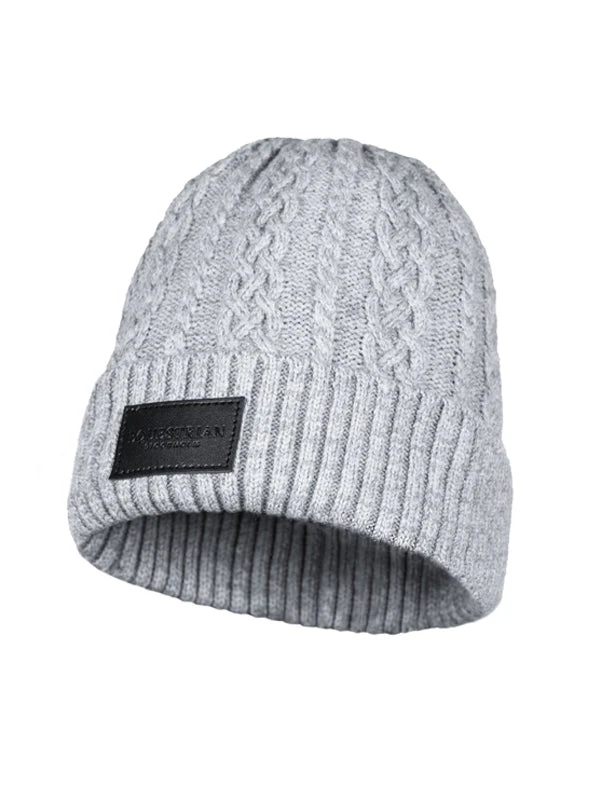 Equestrian Stockholm Reflective Beanie Luminous Black 1 Equestrian Stockholm Reflective Beanie Luminous Black