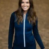 Equestrian Stockholm Vest Modern Tech Navy