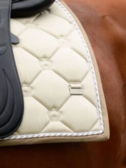 PS Of Sweden Monogram Dressage Saddle Pad Sand -Equestrian Club monogram SAND pad with beige binding 2000x 437f0296 2055 4c18 bd80 a36408c2bdf7