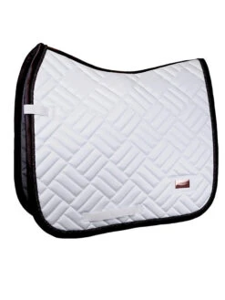 Equestrian Stockholm Modern Dressage Saddle Pad White Moonless Night -Equestrian Club moonless nights modern white dressage saddle pad cob dressyrschabrak dressurschabracke
