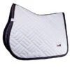 Equestrian Stockholm Modern Jump Saddle Pad White Moonless Night