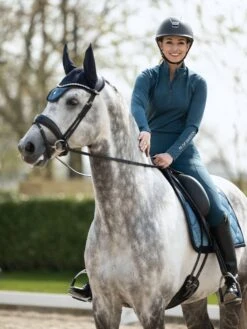 PS Of Sweden Ombré Dressage Saddle Pad Navy -Equestrian Club neptunaandnavyombre