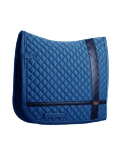 Equestrian Stockholm Dressage Saddle Pad Monaco Blue No Boundaries