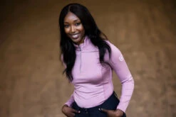 Equestrian Stockholm Vision Base Layer Pink -Equestrian Club pink riding top ridtopp oben reiten top rijden on1