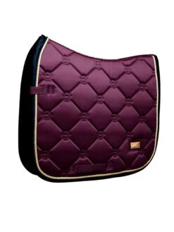 Equestrian Stockholm Dressage Saddle Pad Purple Gold -Equestrian Club purple gold cob esstockholm 1