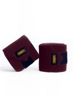Equestrian Stockholm Bandages Purple Gold