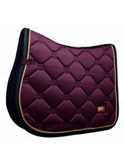 Equestrian Stockholm Jump Saddle Pad Purple Gold -Equestrian Club purple gold jump esstockholm 1