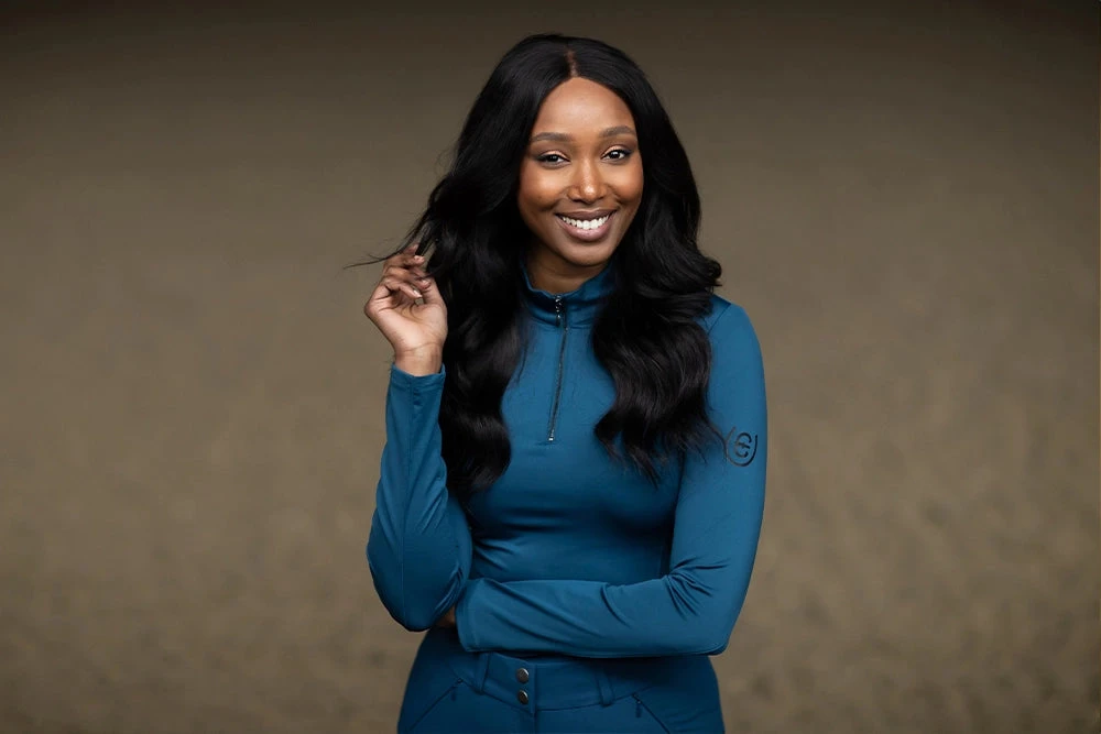 Equestrian Stockholm Vision Base Layer Blue Meadow 1 Equestrian Stockholm Vision Base Layer Blue Meadow