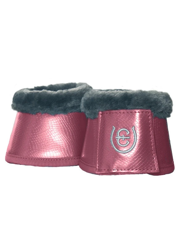 Equestrian Stockholm Fleece Bell Boots Winter Rose 1 Equestrian Stockholm Fleece Bell Boots Winter Rose